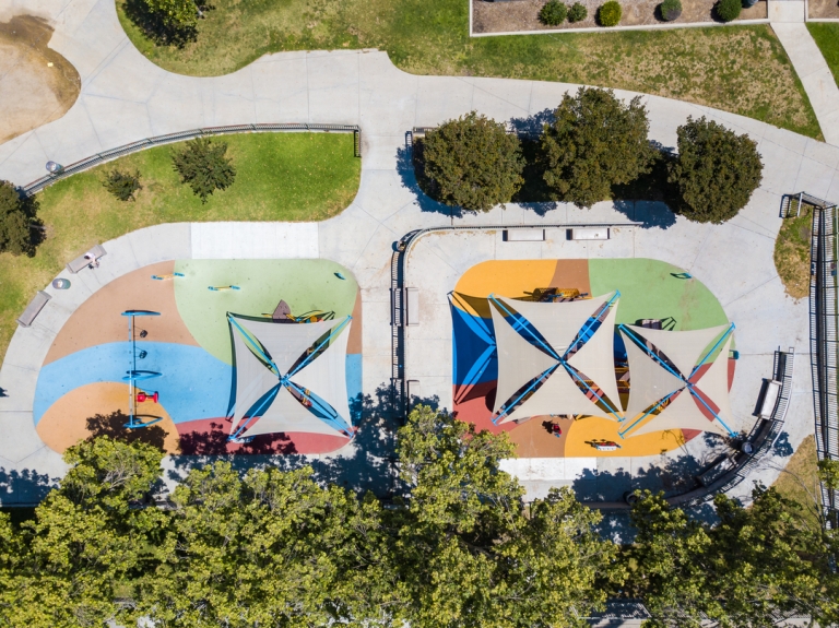 SpectraPour System at Lafayette Park in Los Angeles, CA.