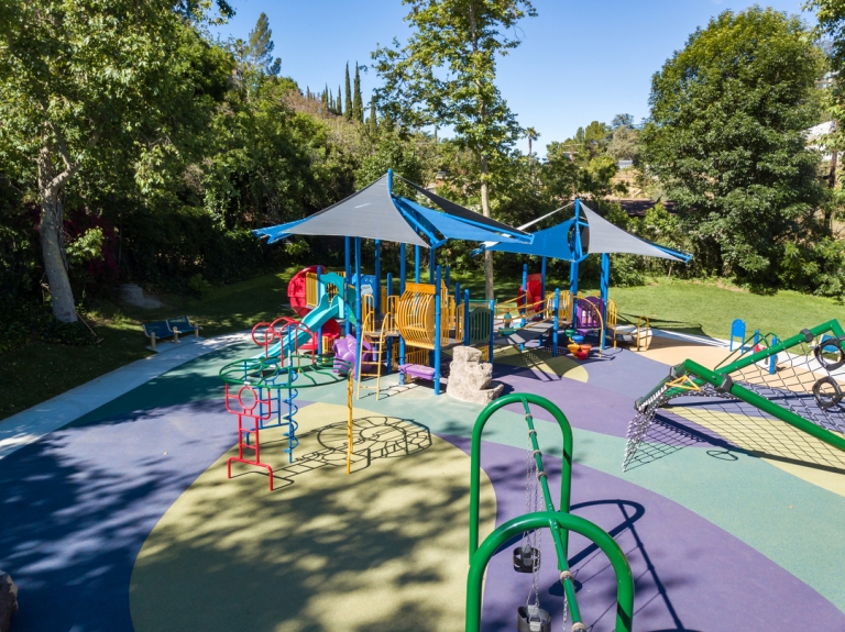 SpectraPour System at Cleland Park in Los Angeles, CA.