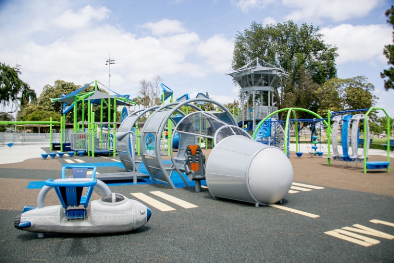 SpectraPour Playground Surface System at DV Playground.