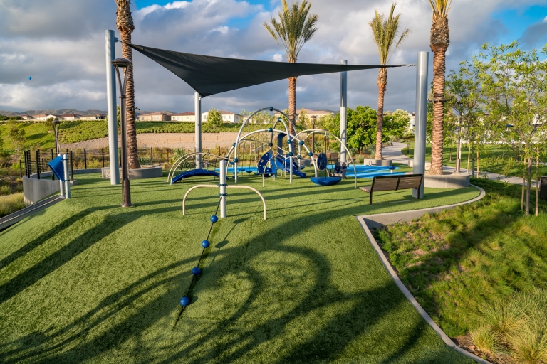 SpectraTurf PlayGrass Turf System at Altair Park in Irvine, CA.