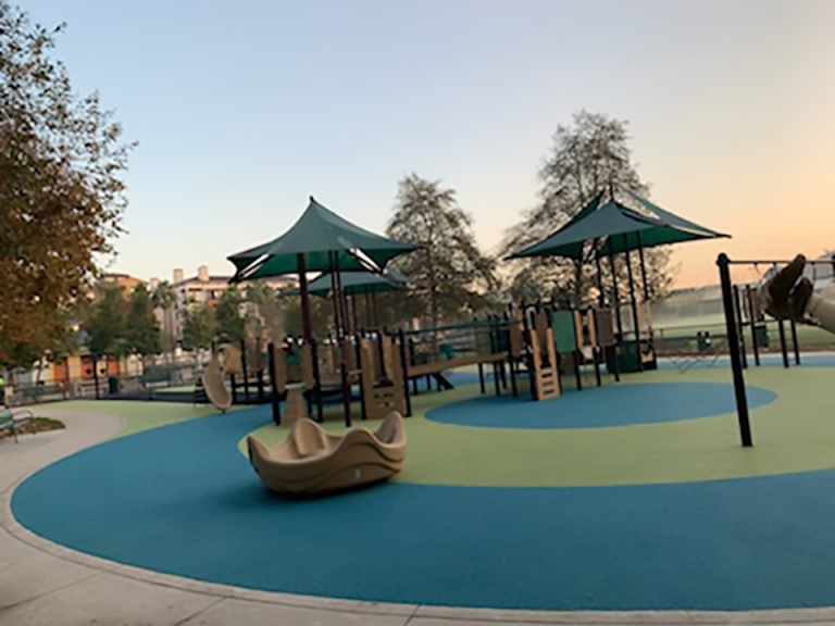 playa vista sports park playground surface