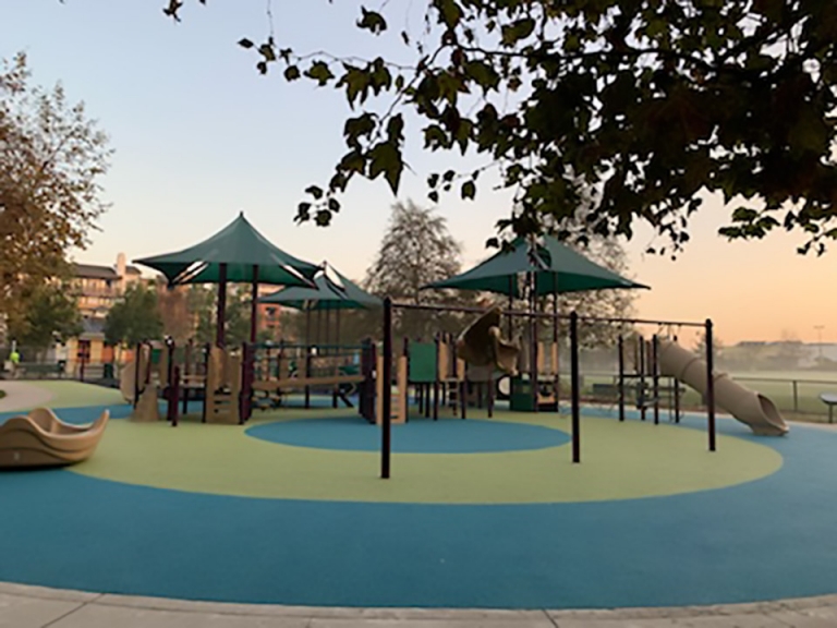 playa vista sports park playground swings