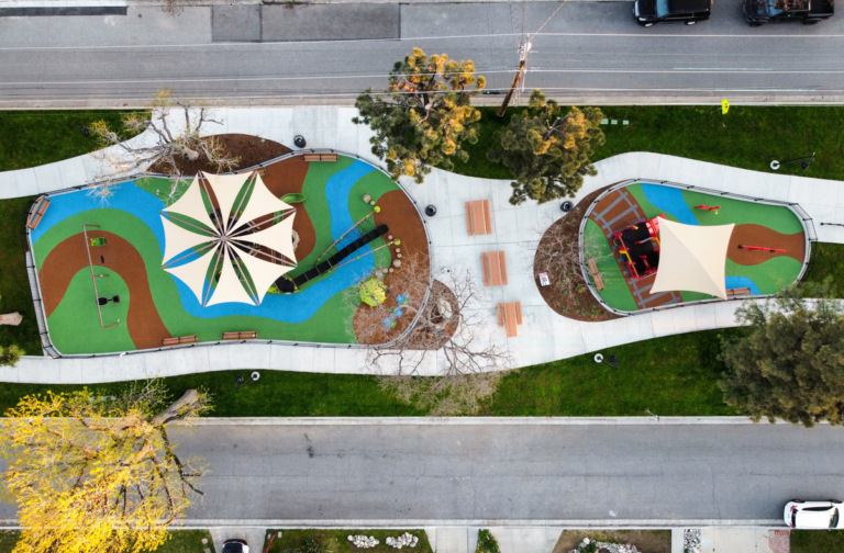Lucinda Garcia Park playground aerial