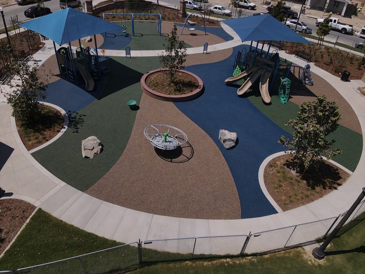 parklane community playground rubber surfacing
