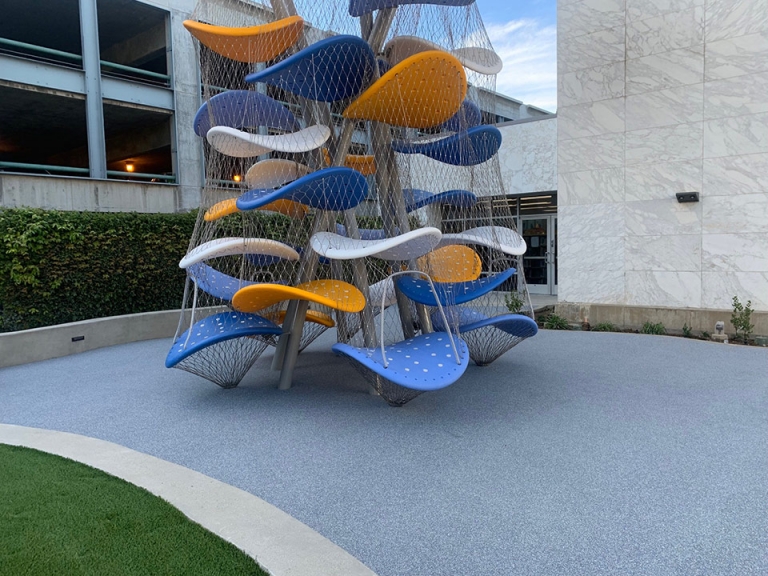 santa ana library children's patio playground