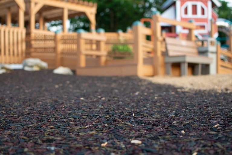 bonded rubber mulch mat