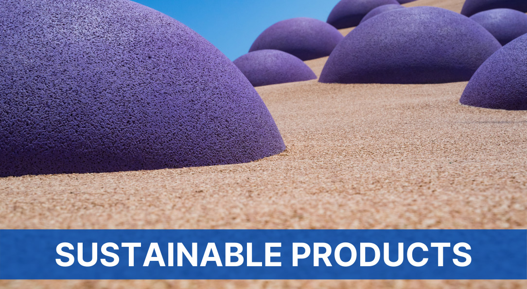 sustainable rubber safety surfacing globes