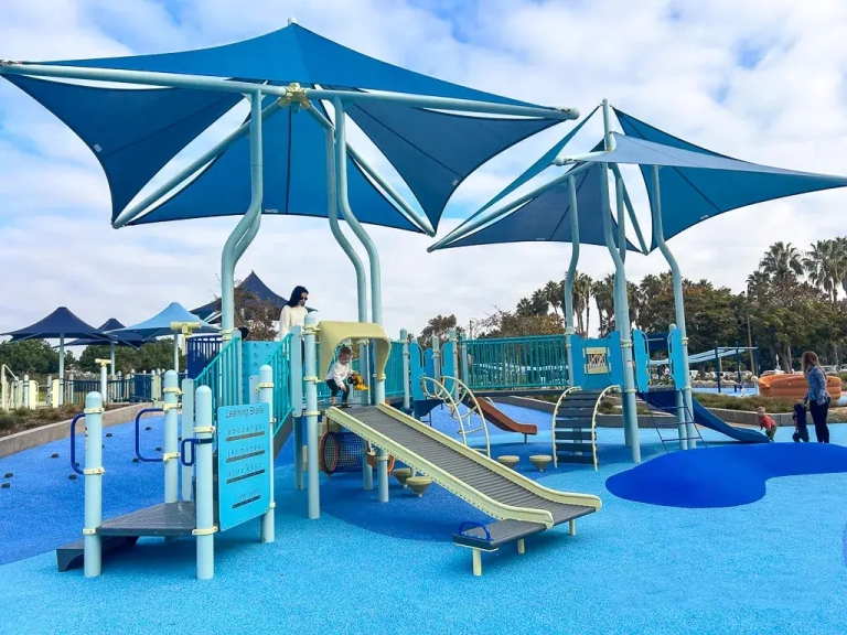 blue playground in san diego