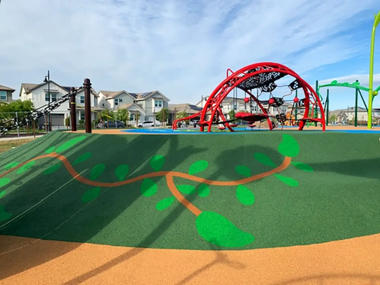 green brand playground design