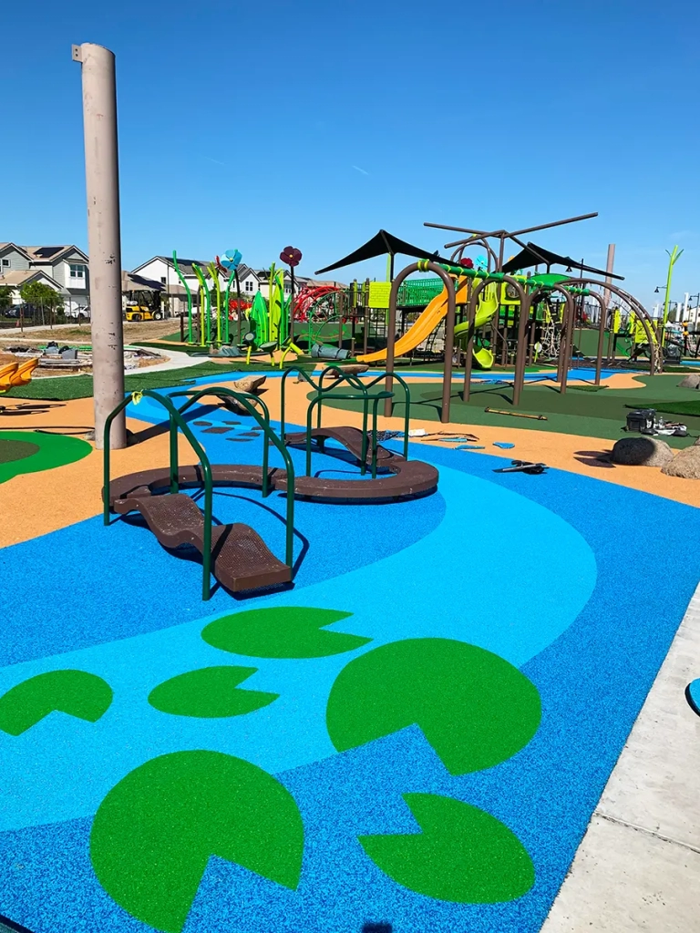 custom playground safety flooring